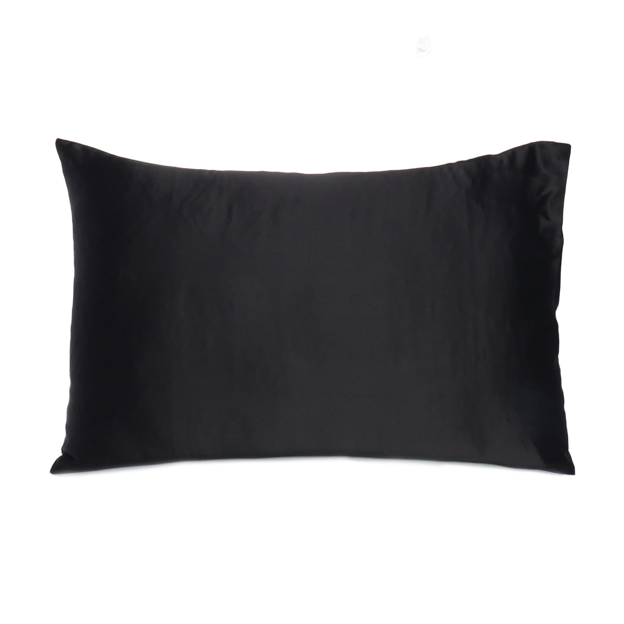 Black Dreamy Set Of 2 Silky Satin Queen Pillowcases - Tuesday Morning-Bed Sheets