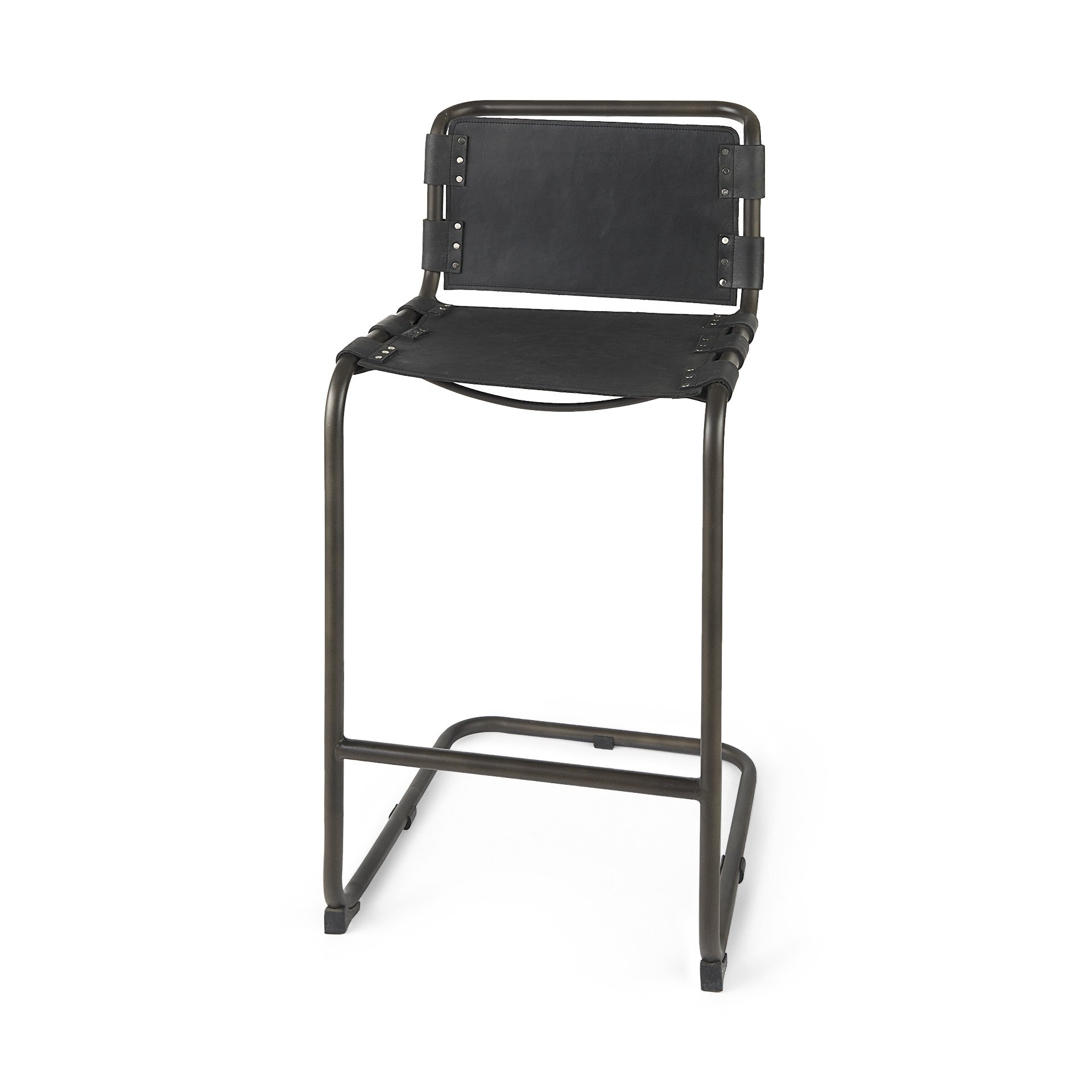 Black-Leather-Bar-Chair-Bar-Chairs