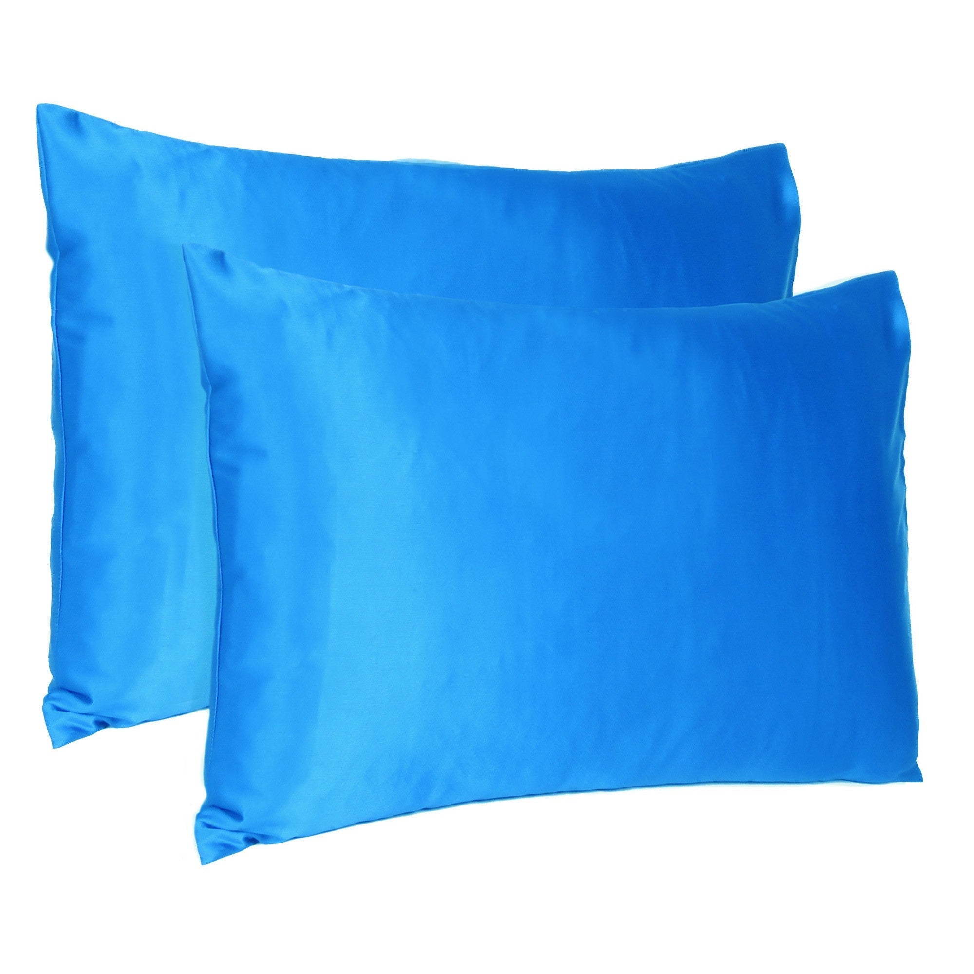 Blue-Dreamy-Set-Of-2-Silky-Satin-Queen-Pillowcases-Pillowcases