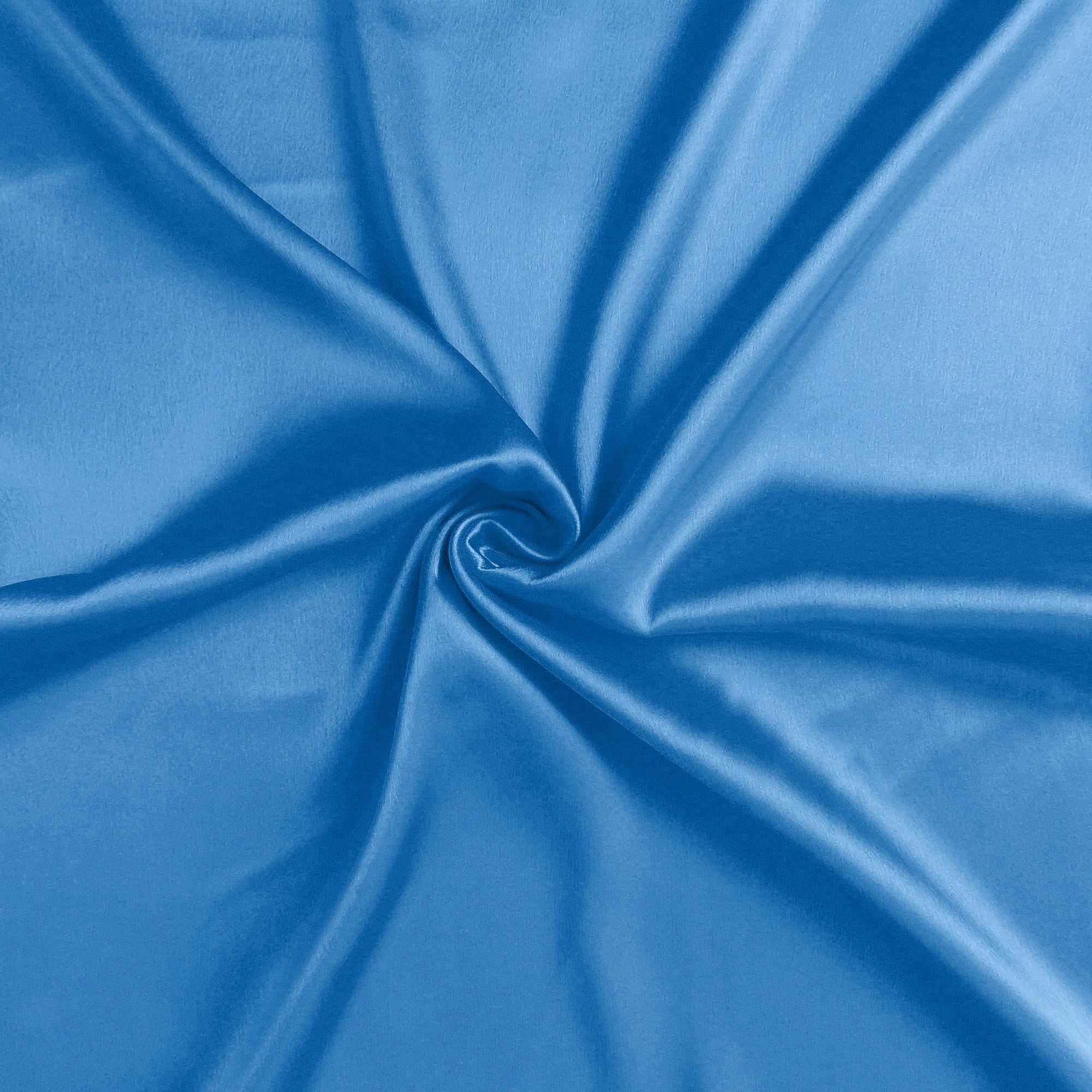 Bright Blue Dreamy Set Of 2 Silky Satin Standard Pillowcases - Tuesday Morning-Bed Sheets