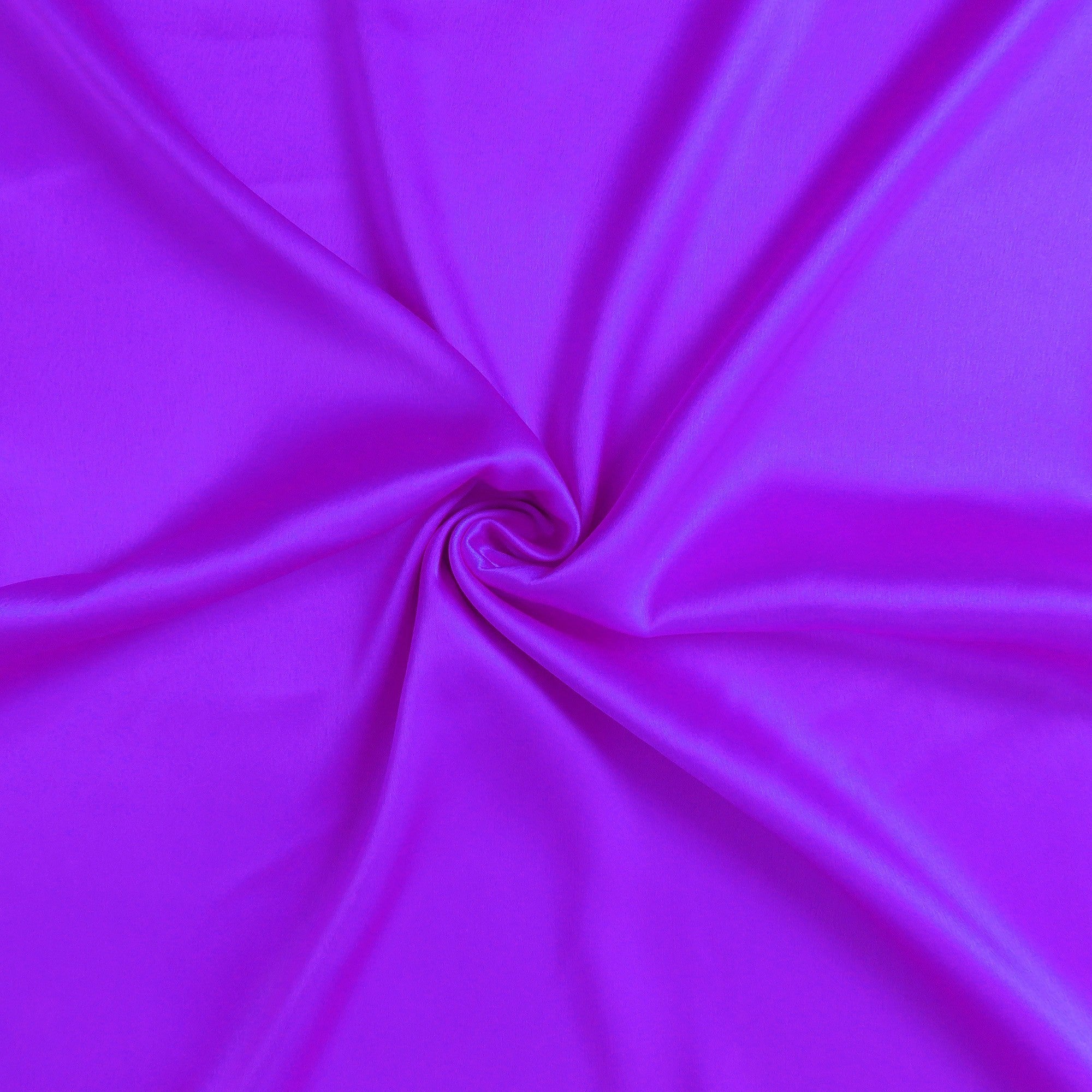 Bright Purple Dreamy Set Of 2 Silky Satin Standard Pillowcases - Tuesday Morning-Bed Sheets
