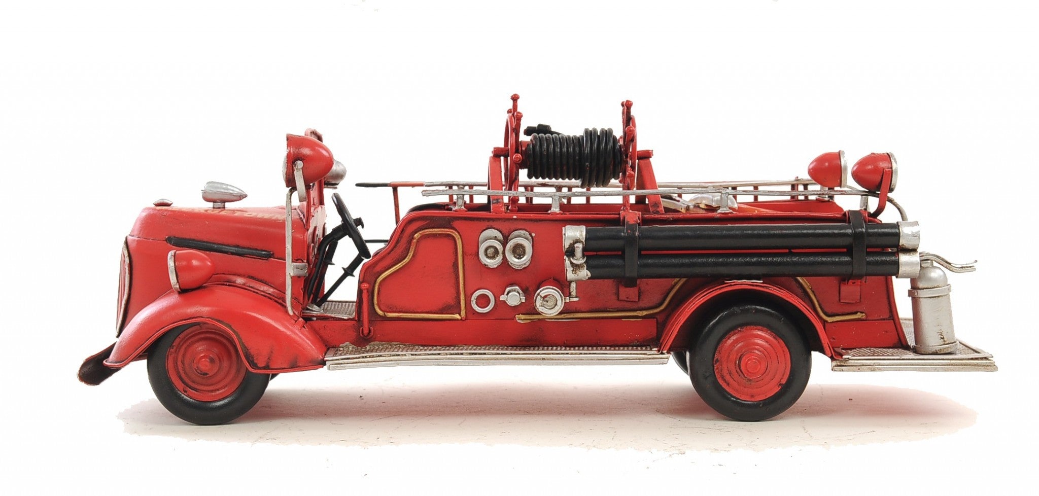c1938 Ford Red Fire Engine Sculpture - Tuesday Morning-Sculptures