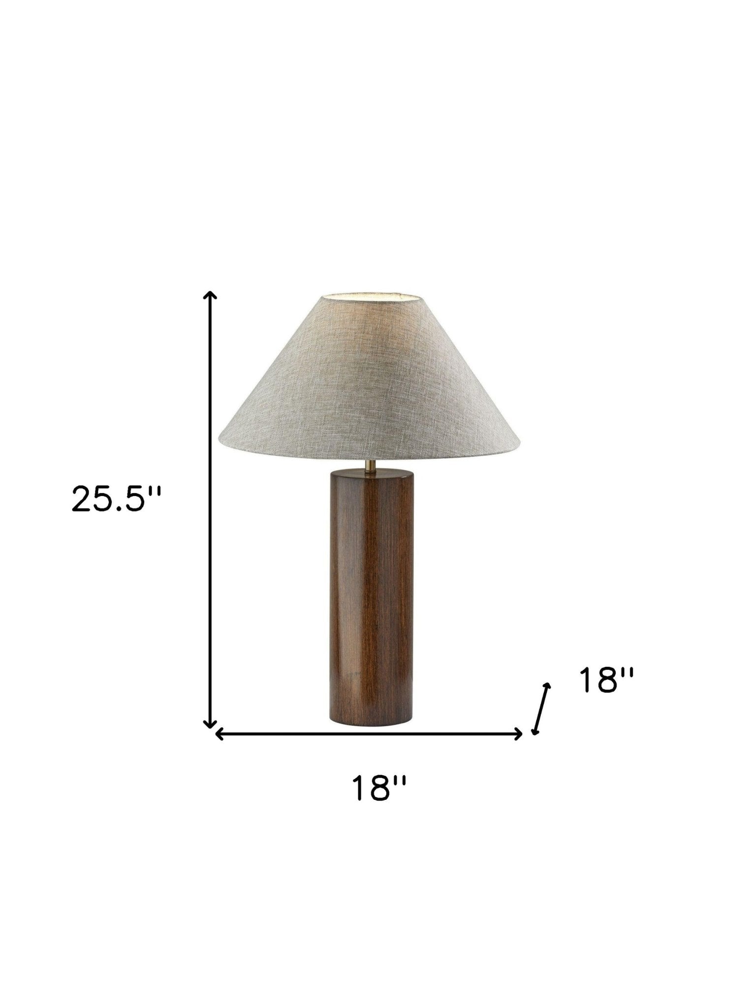 Canopy Natural Wood Block Table Lamp - Tuesday Morning-Table Lamps