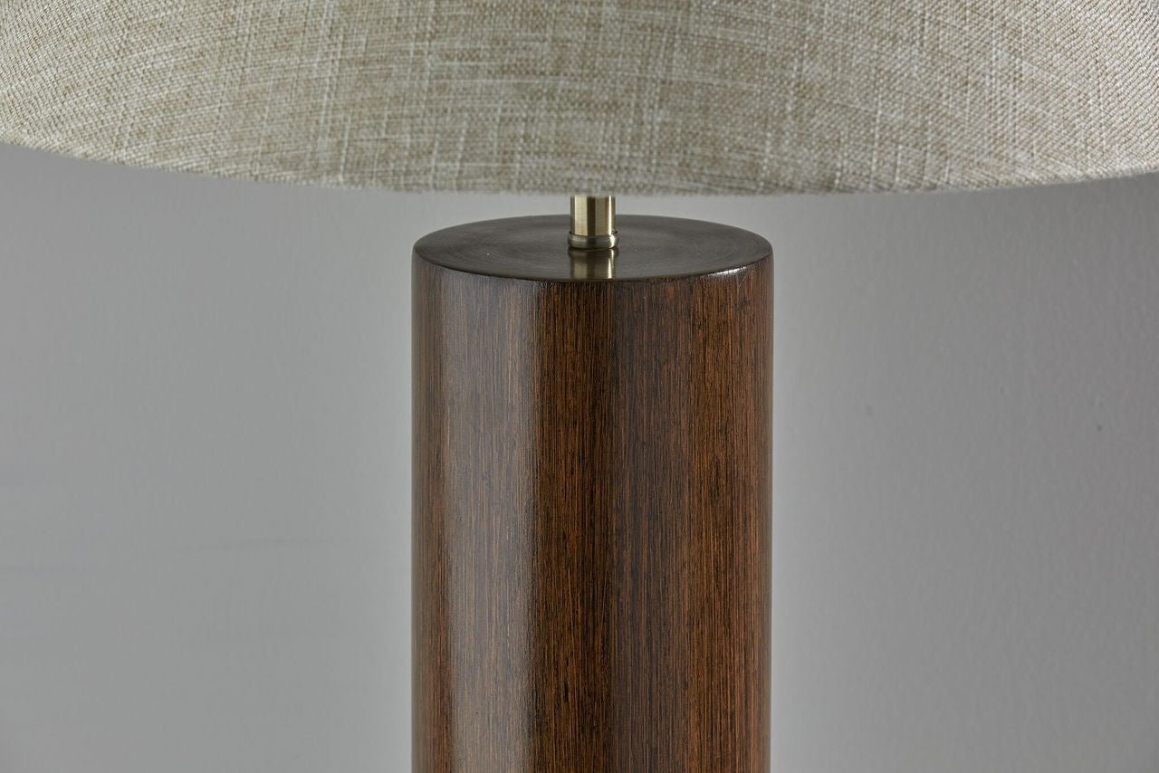 Canopy Natural Wood Block Table Lamp - Tuesday Morning-Table Lamps