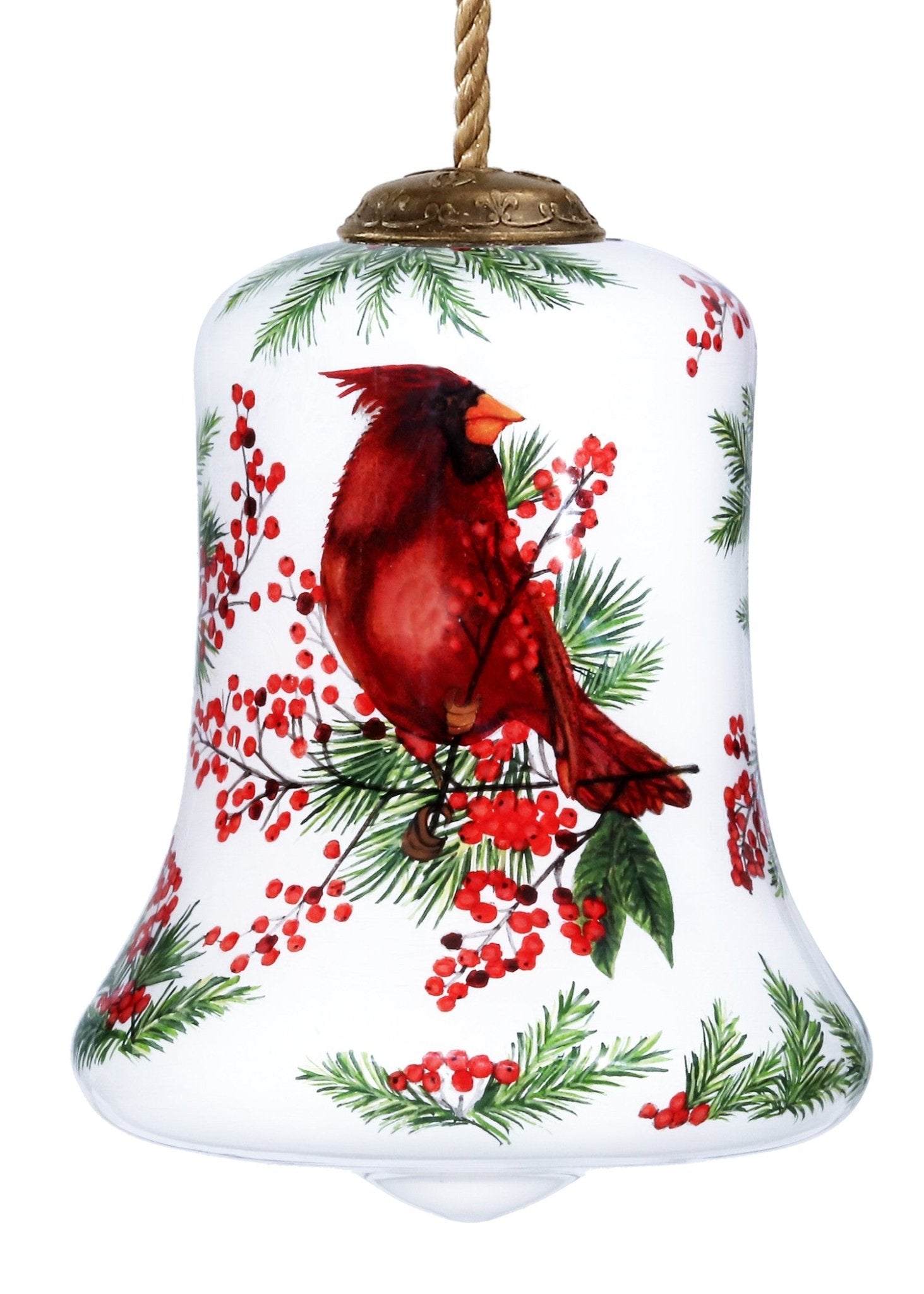 Cardinal-Perched-on-Winter-Berries-Hand-Painted-Mouth-Blown-Glass-Ornament-Christmas-Ornaments