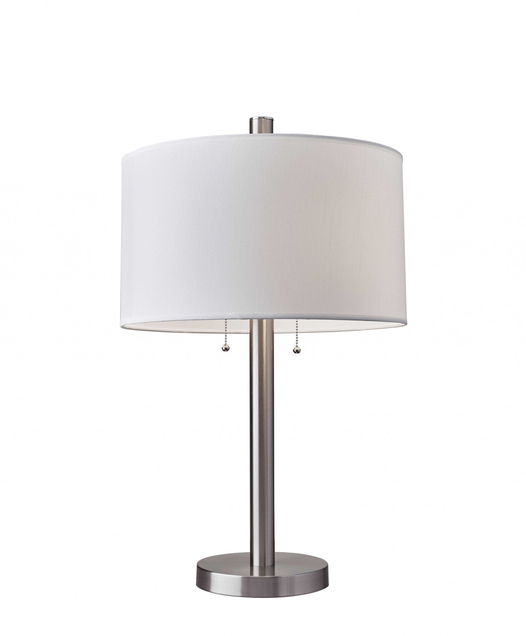 Classic-Brushed-Steel-Metal-Table-Lamp-Table-Lamps