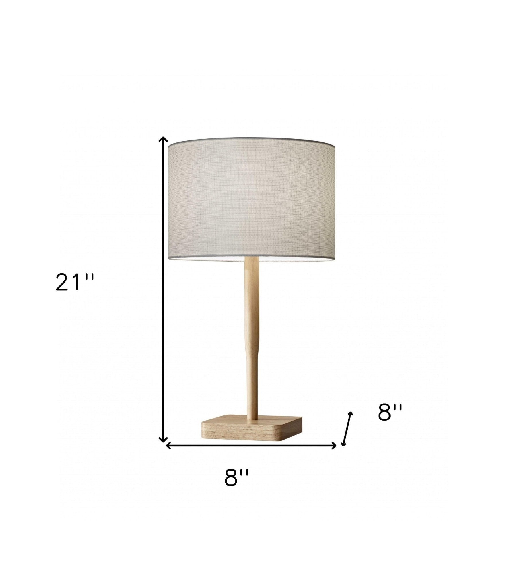 Cozy Cabin Natural Wood Table Lamp - Tuesday Morning-Table Lamps