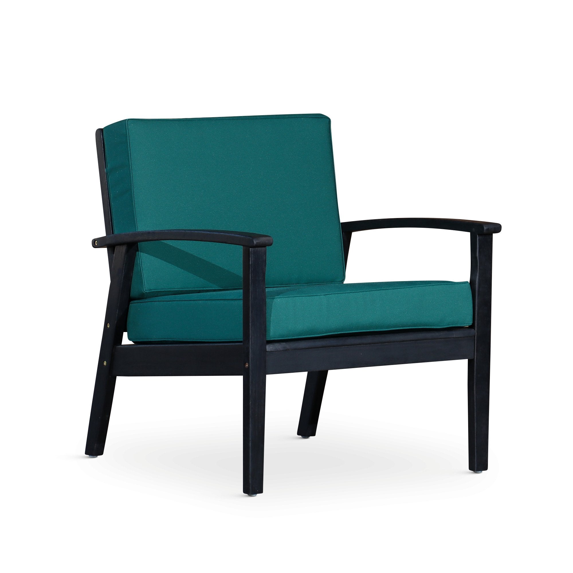 Deep-Seat-Outdoor-Chair,-Espresso-Finish,-Dark-Green-Cushions-Outdoor-Chairs