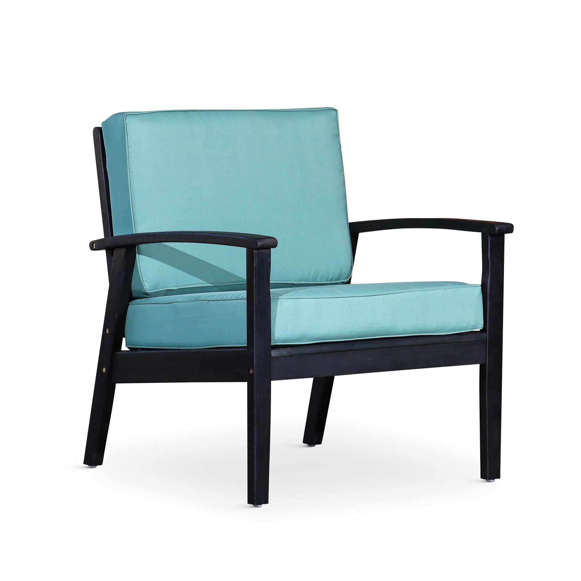 Deep-Seat-Outdoor-Chair,-Espresso-Finish,-Sage-Cushion-Outdoor-Chairs