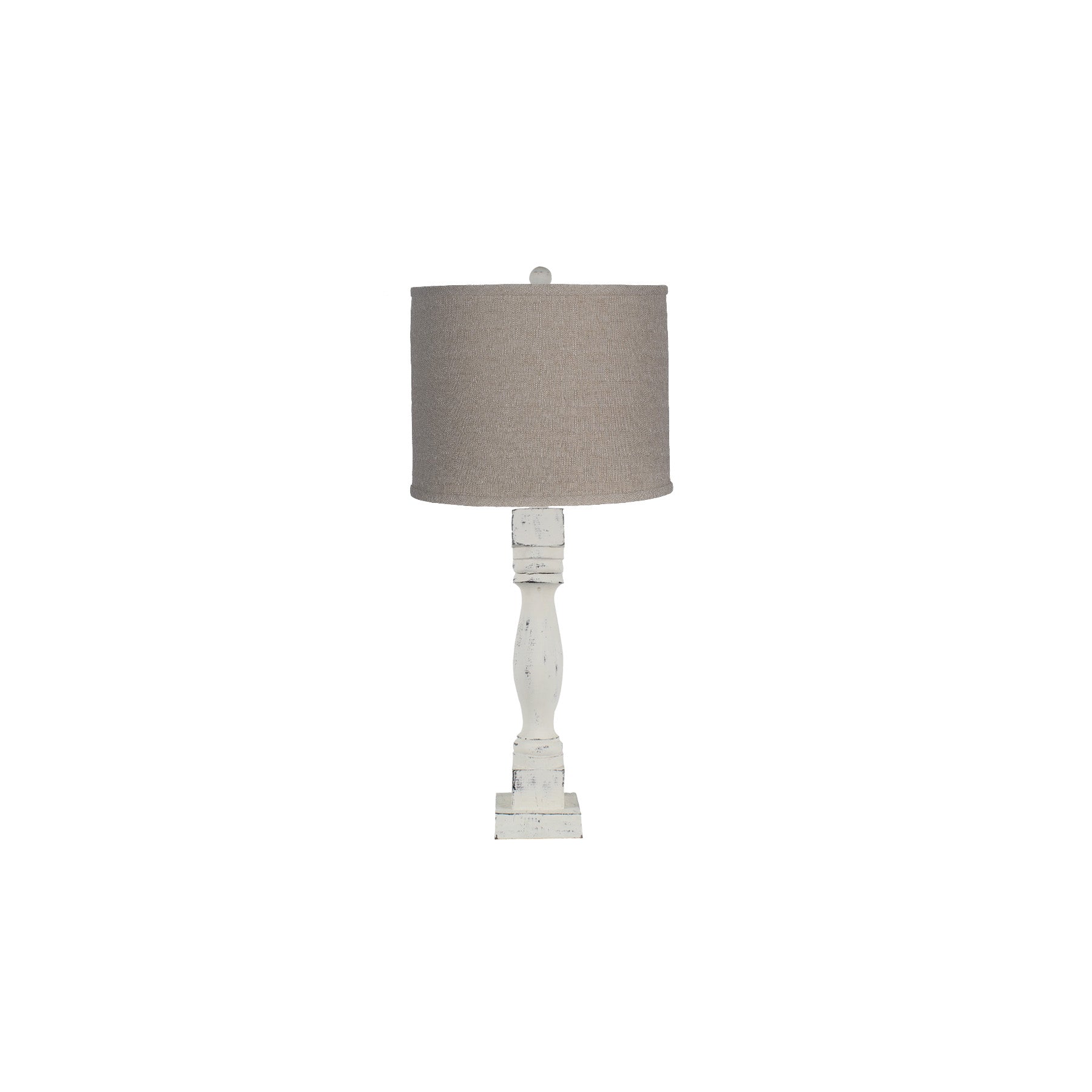 Distressed-White-Table-Lamp-With-Neutral-Fabric-Shade-Table-Lamps