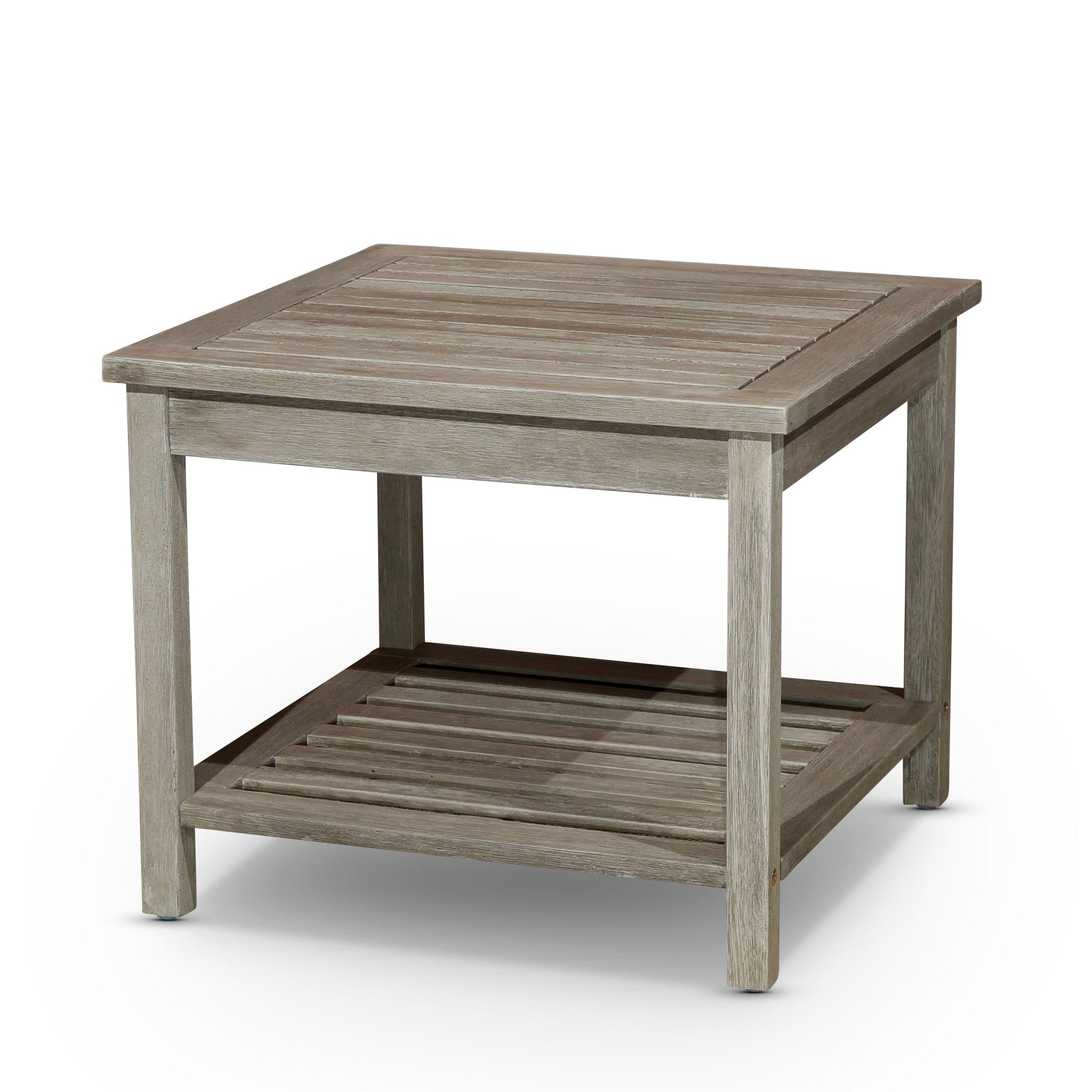 Eucalyptus-Outdoor-2-shelf-Side-Table,-Light-Grey-Outdoor-Tables
