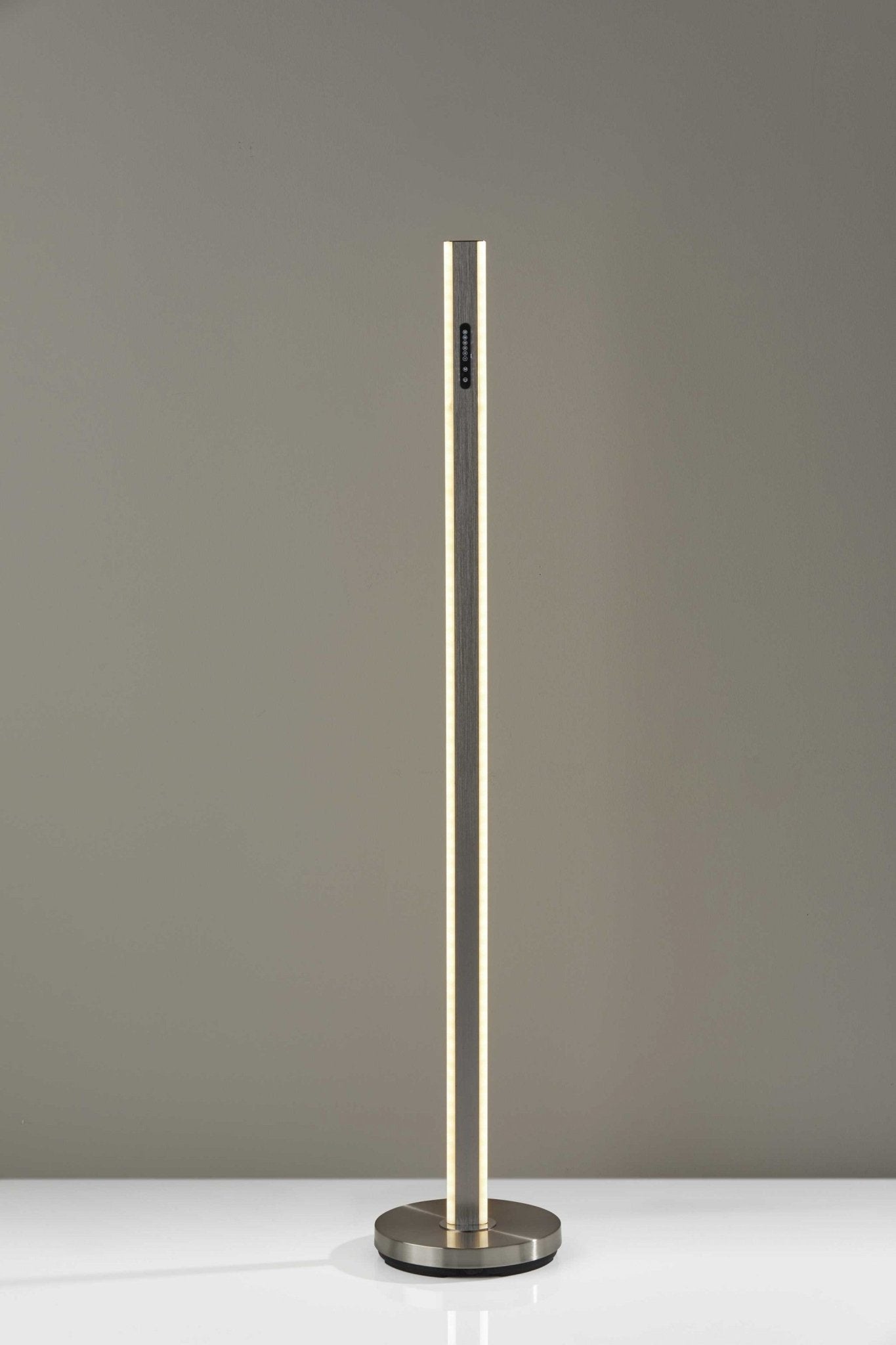 Five Color Glow Stick Floor Lamp In Brushed Steel - Tuesday Morning-Wall Lighting