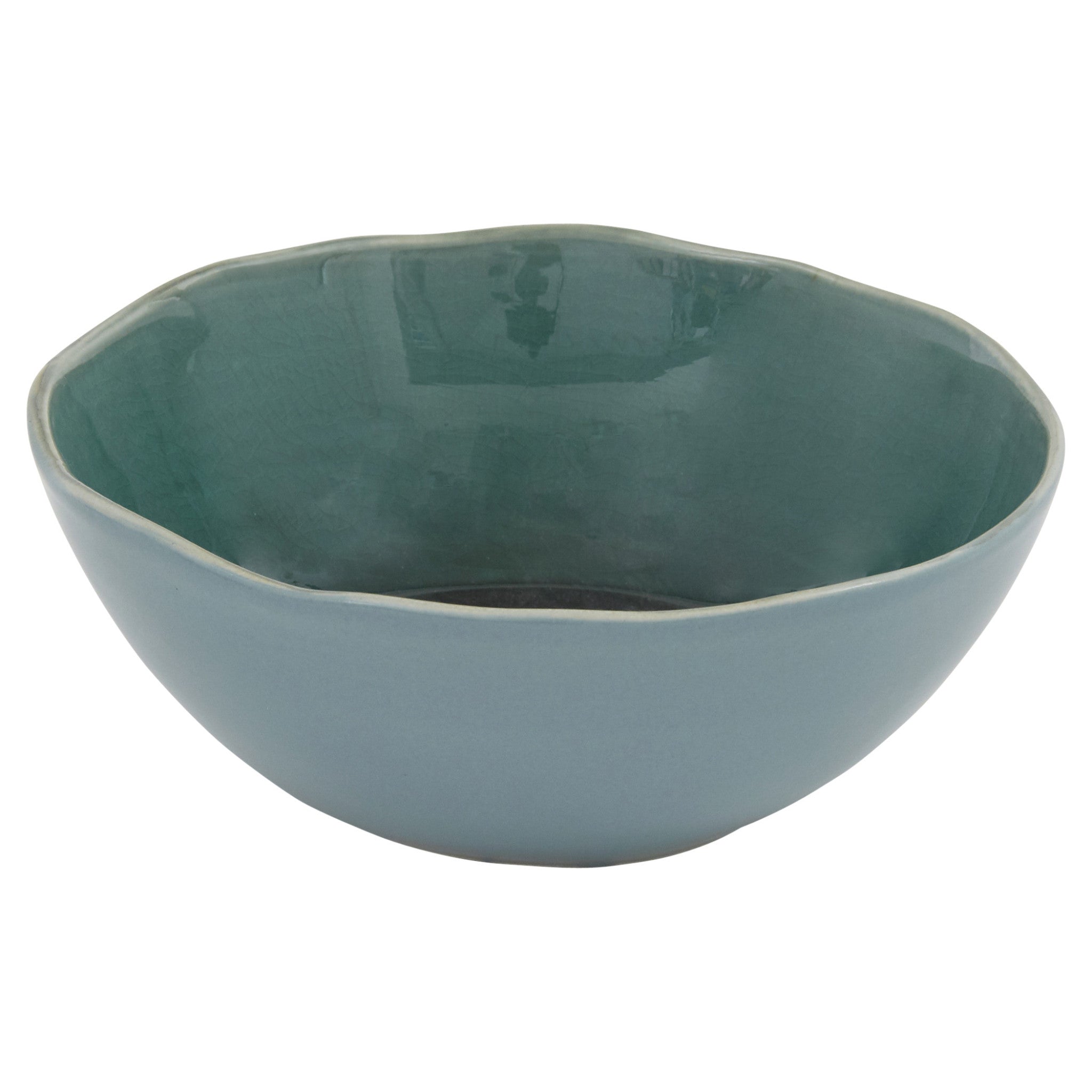 Green Sixteen Piece Ceramic Service For Four Dinnerware Set - Tuesday Morning-Dinnerware
