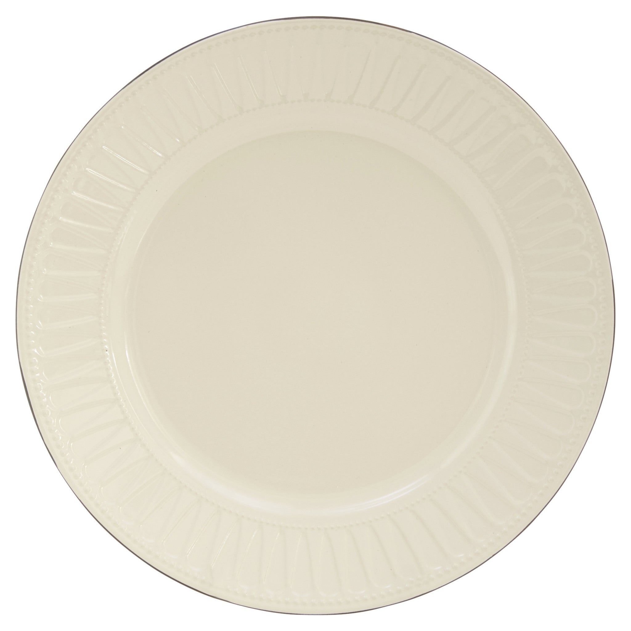 Ivory Sixteen Piece Ceramic Service For Four Dinnerware Set - Tuesday Morning-Dinnerware