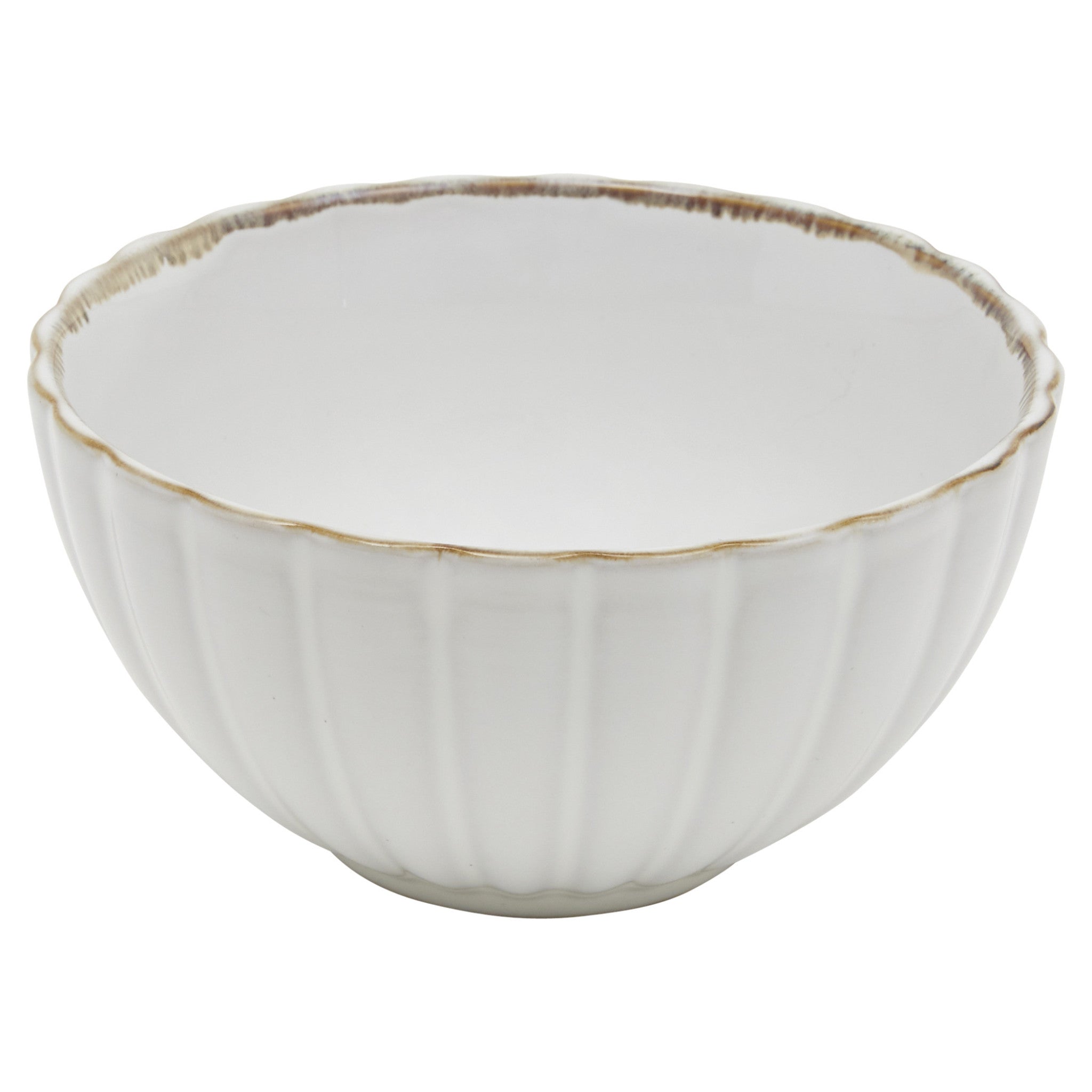 Ivory Sixteen Piece Round Ceramic Service For Four Dinnerware Set - Tuesday Morning-Dinnerware
