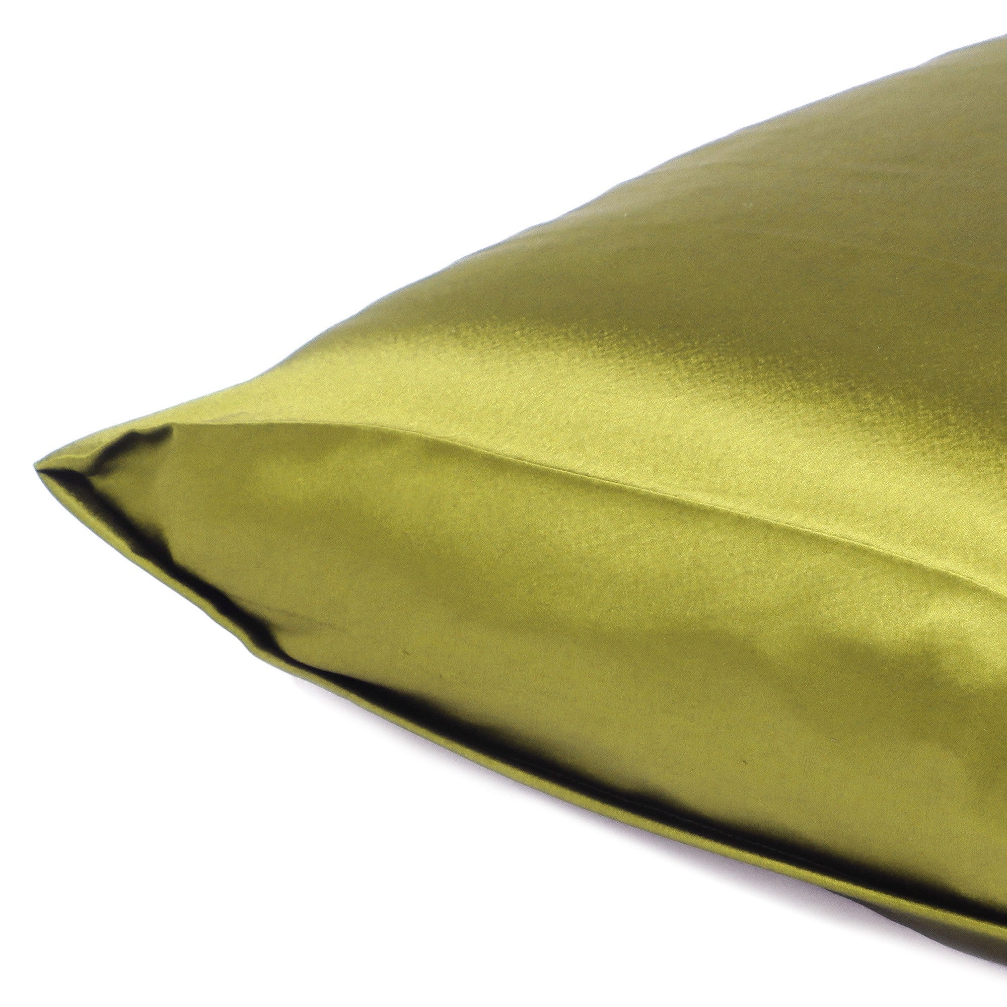 Lemongrass Dreamy Set Of 2 Silky Satin King Pillowcases - Tuesday Morning-Bed Sheets