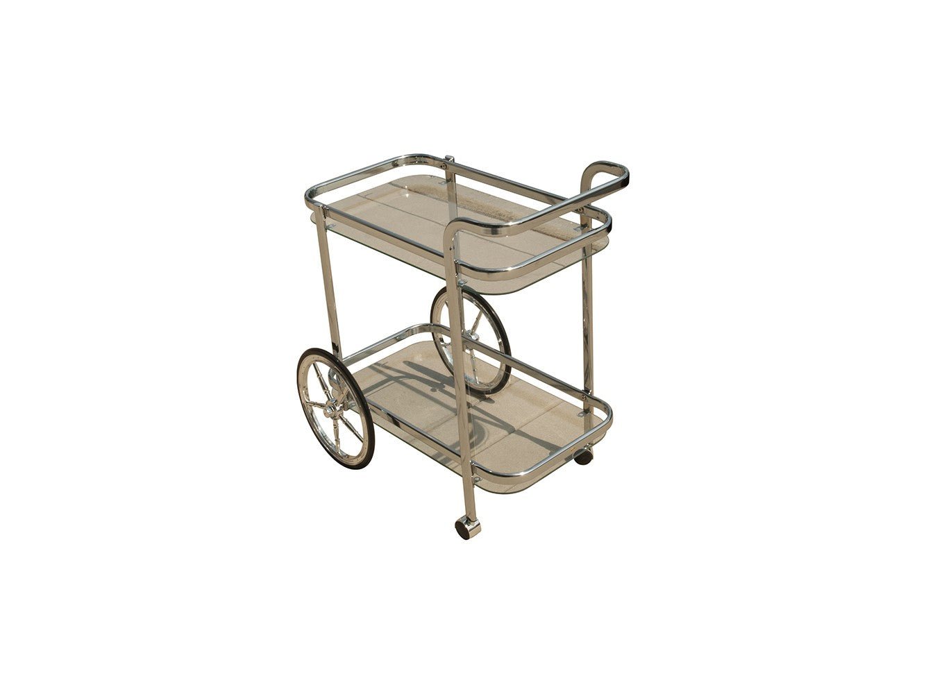 Modern Rolling Bar Cart Serving Trolley - Tuesday Morning-Bar Carts and Servers