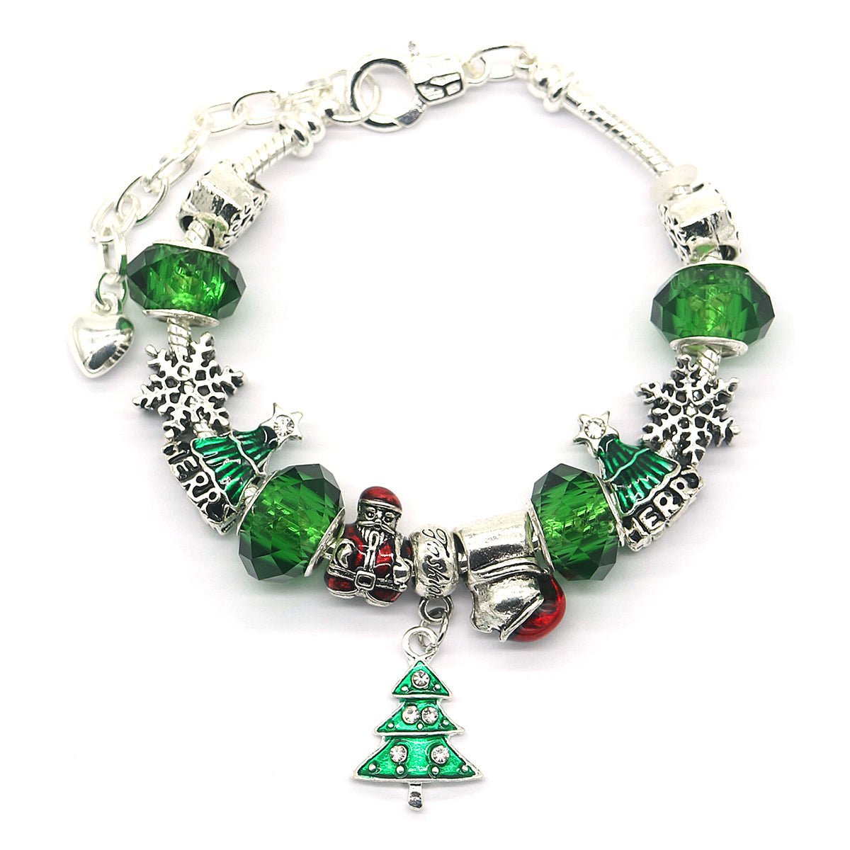 Murano-and-Swarovski-Crystal-Christmas-Bracelet-Bracelets