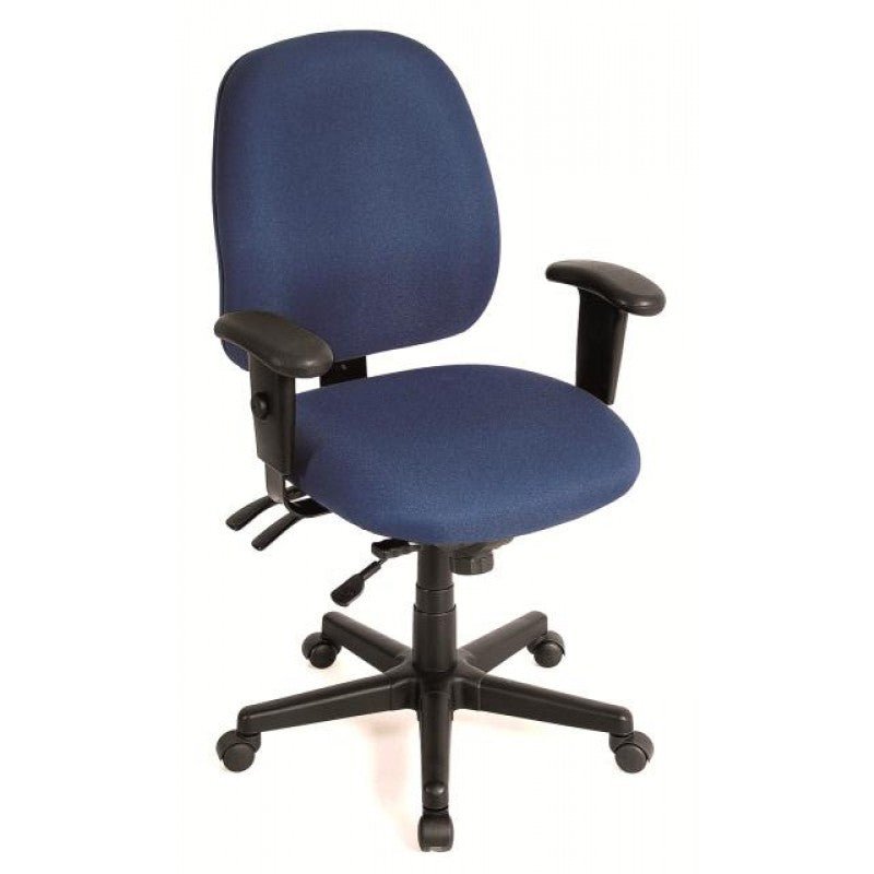 Navy-Blue-and-Black-Adjustable-Swivel-Fabric-Rolling-Office-Chair-Office-Chairs