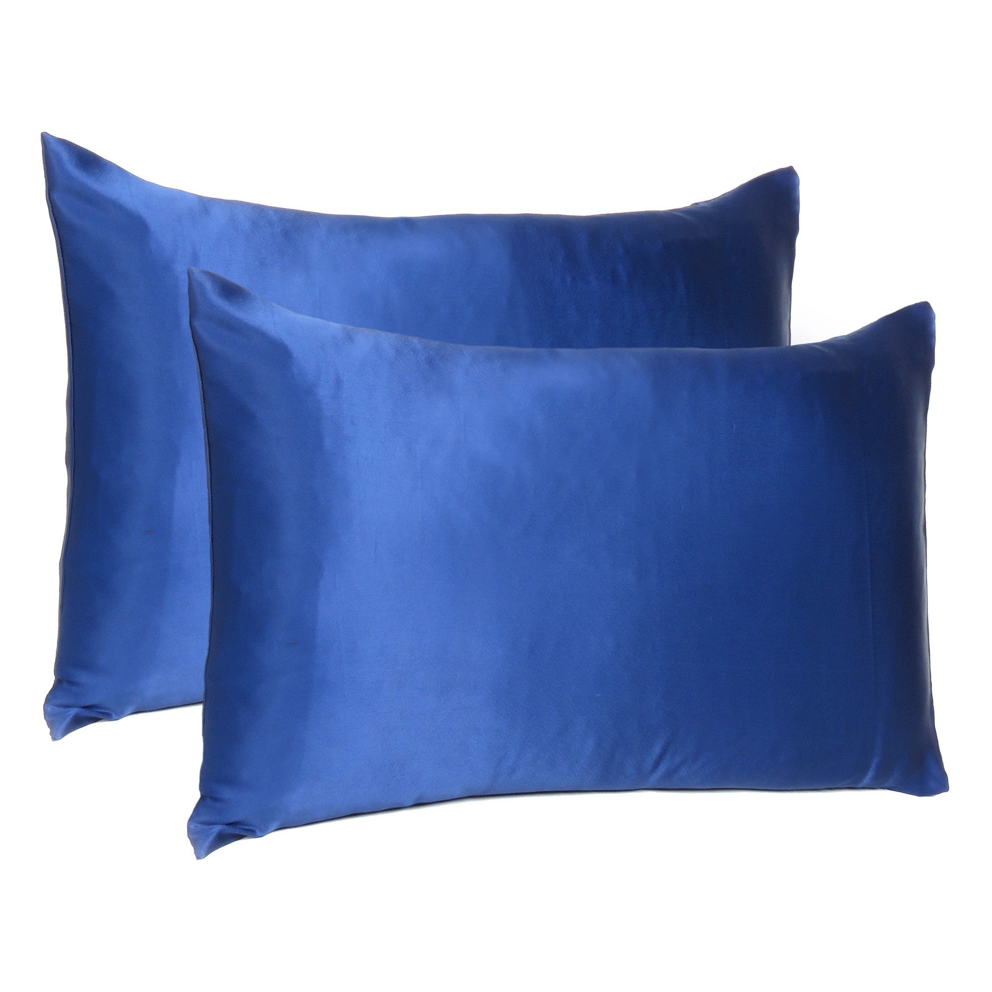 Navy-Blue-Dreamy-Set-Of-2-Silky-Satin-Standard-Pillowcases-Pillowcases