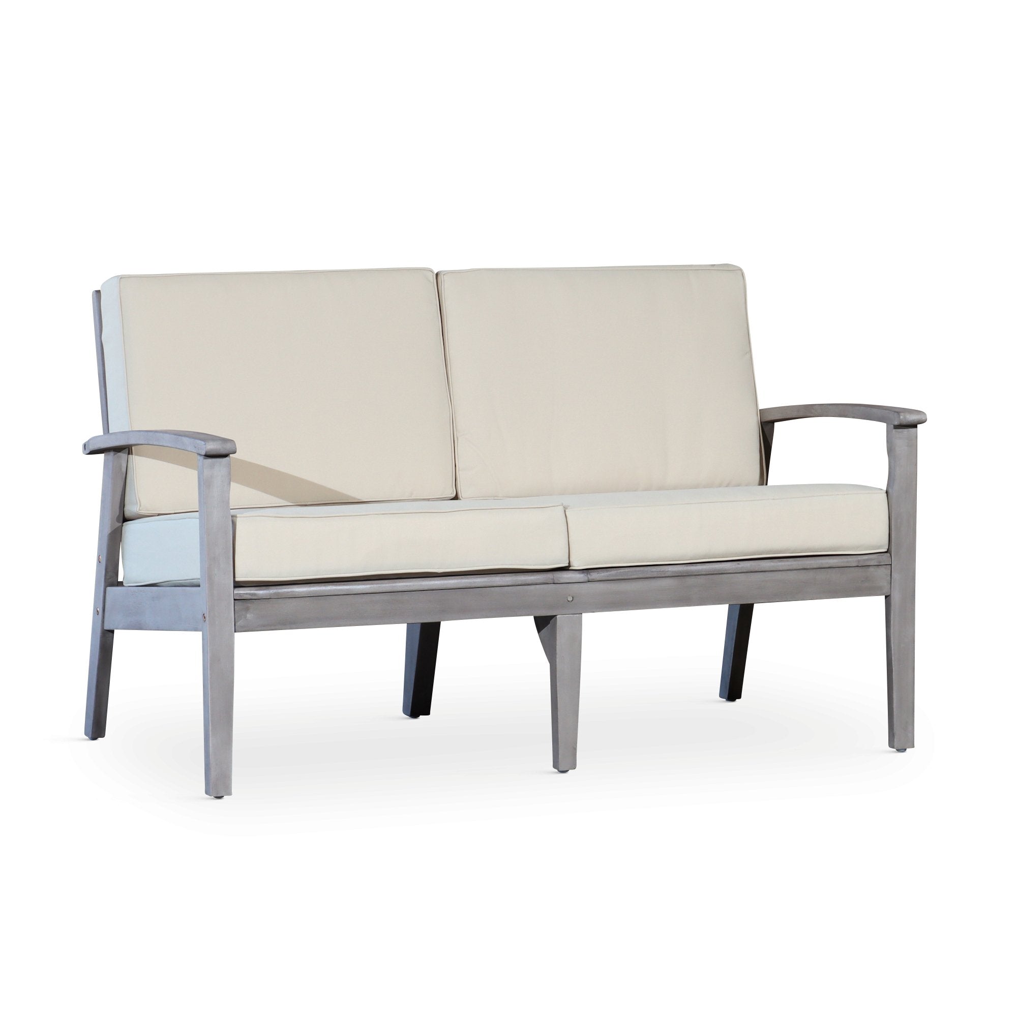 Outdoor-Loveseat-with-Cushions,-Silver-Gray-Finish,-Sand-Cushions-Outdoor-Chairs