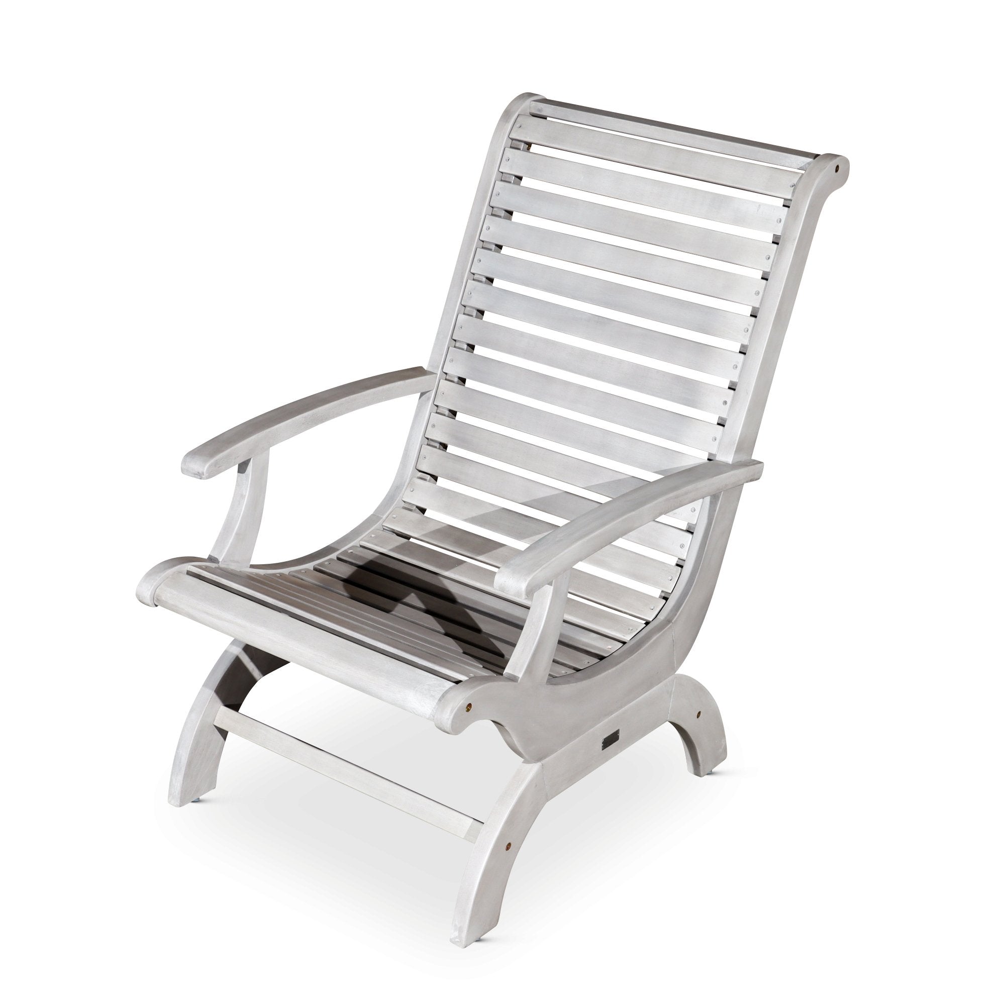 Outdoor Plantation Chair, Silver Gray - Tuesday Morning-Chairs & Seating