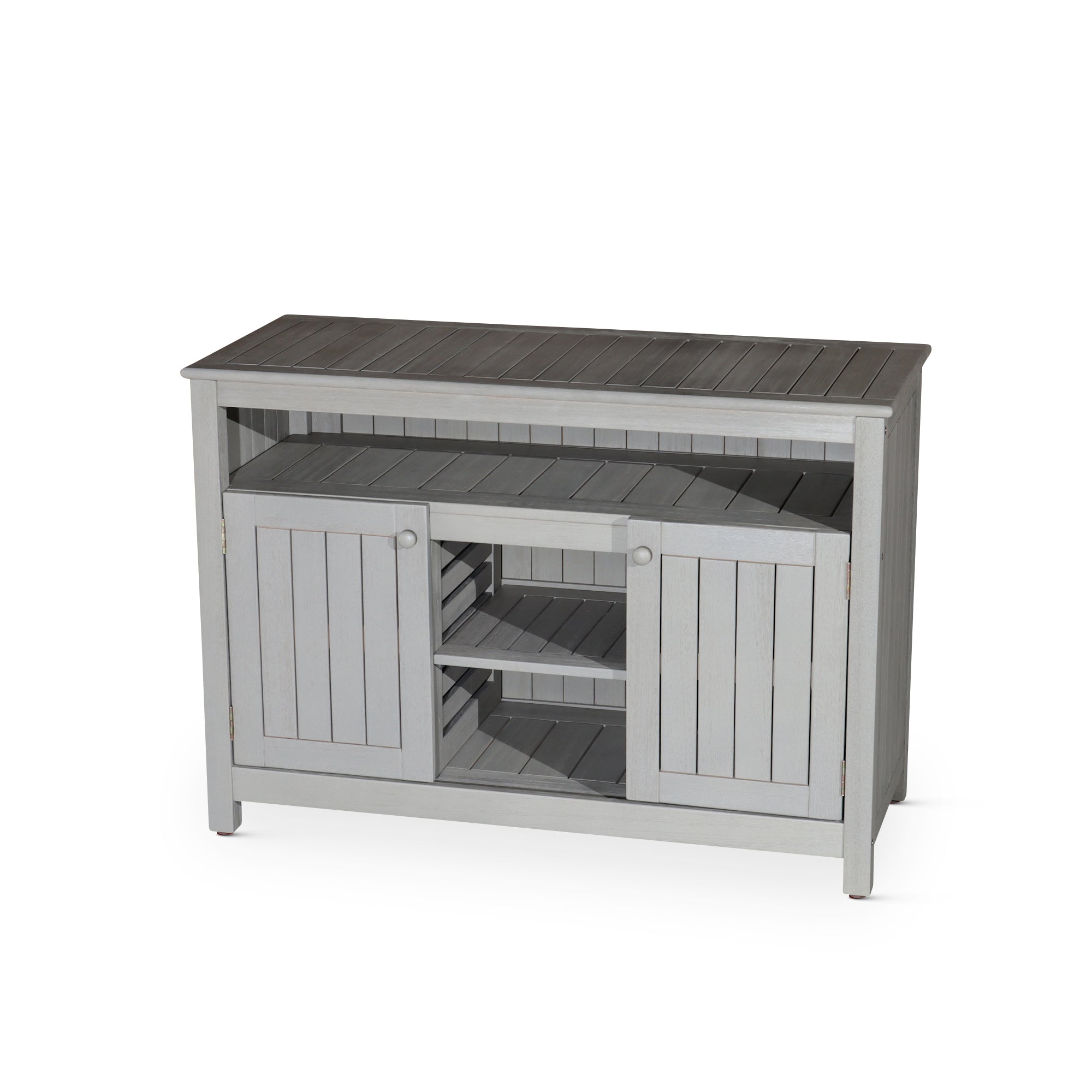 Outdoor Sideboard, Driftwood Gray - Tuesday Morning-Buffets & Sideboards