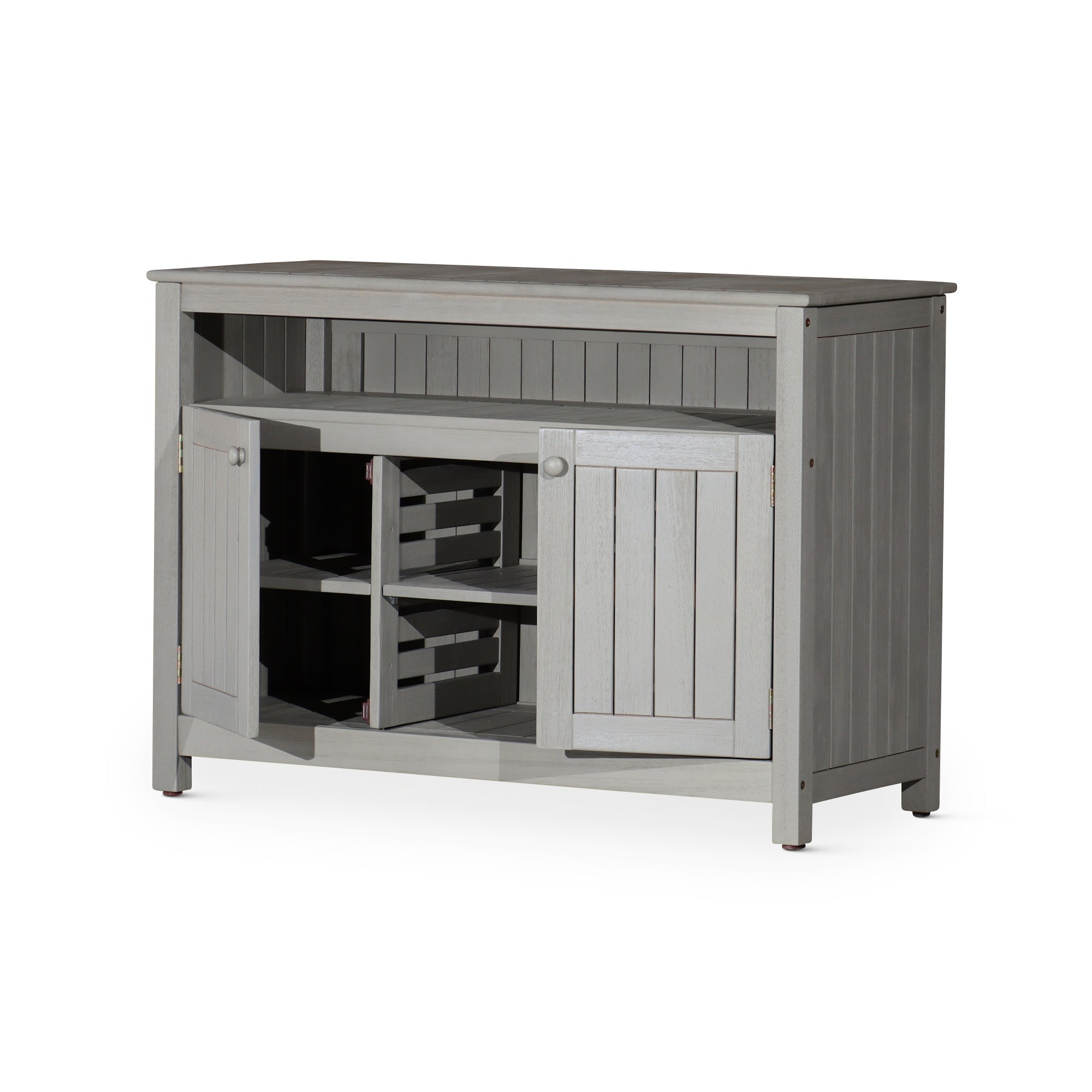 Outdoor Sideboard, Driftwood Gray - Tuesday Morning-Buffets & Sideboards