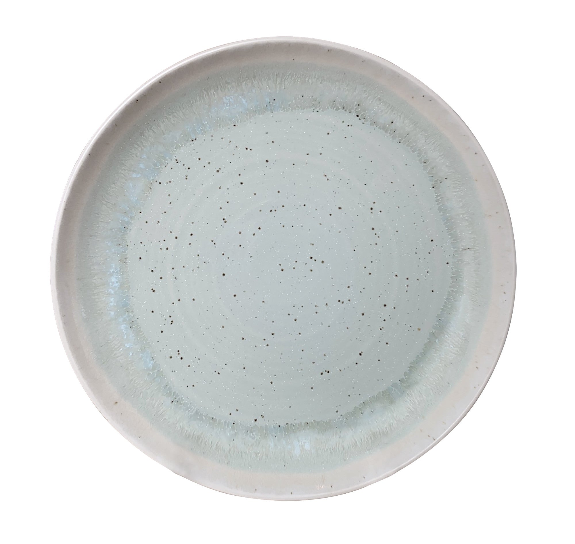 Pale Aqua Sixteen Piece Ceramic Service For Four Dinnerware Set - Tuesday Morning-Dinnerware
