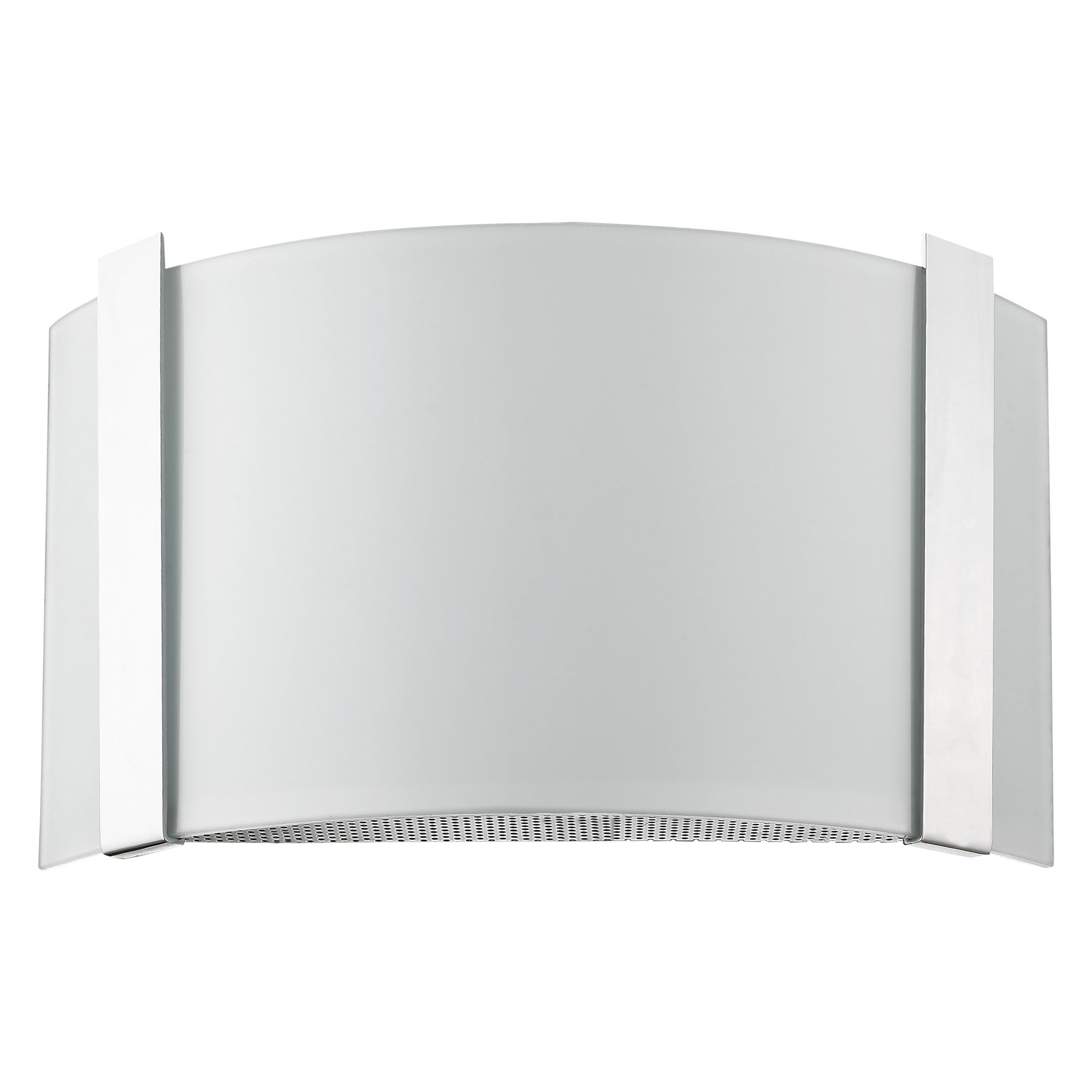 Polished-Chrome-Wall-Sconce-with-Frosted-Glass-Shade-Wall-Lighting