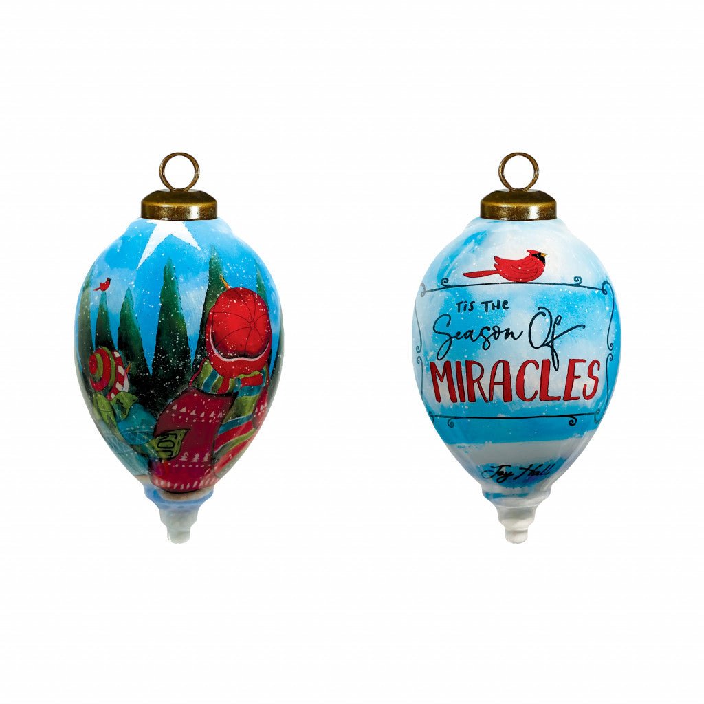 Season-of-Miracles-Wordings-Snowman-Hand-Painted-Mouth-Blown-Glass-Ornament-Christmas-Ornaments