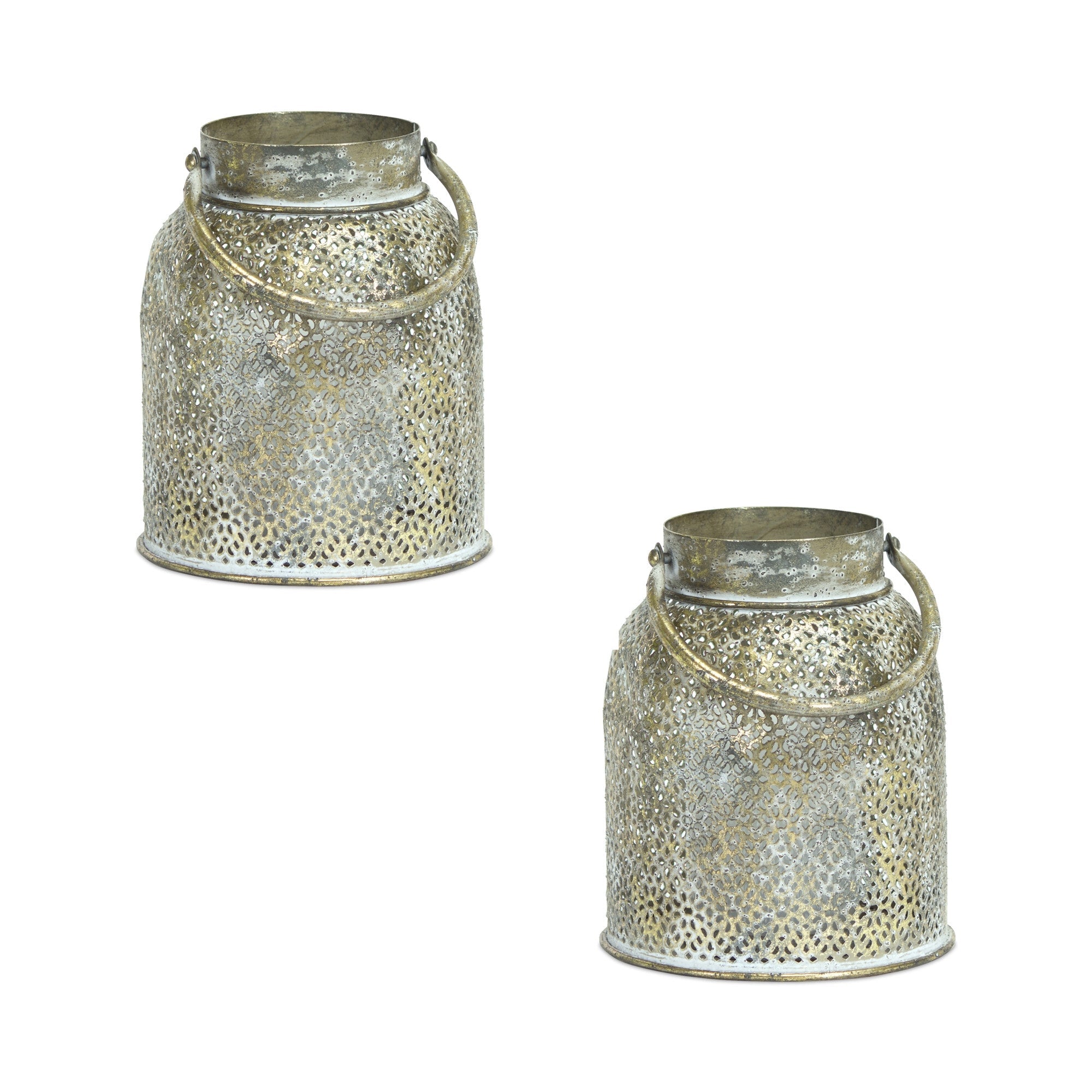Set-Of-Two-Gold-Flameless-Tabletop-Candle-Holders