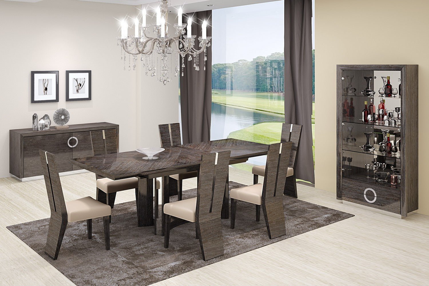 Seven-Piece-Gray-Dining-Set-with-Six-Chairs-Dining-Sets
