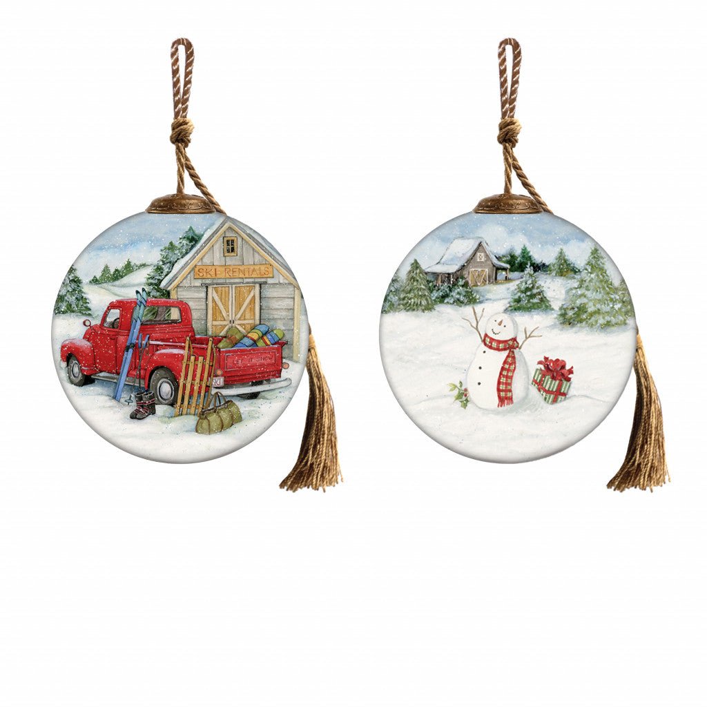 Snowy-Mountains-Ski-Rental-Hand-Painted-Mouth-Blown-Glass-Ornament-Christmas-Ornaments