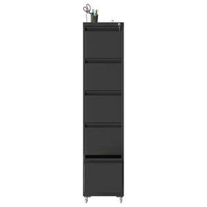 Drawer Metal Locking Vertical File Cabinet With Wheels Heavy Duty Lockable Storage