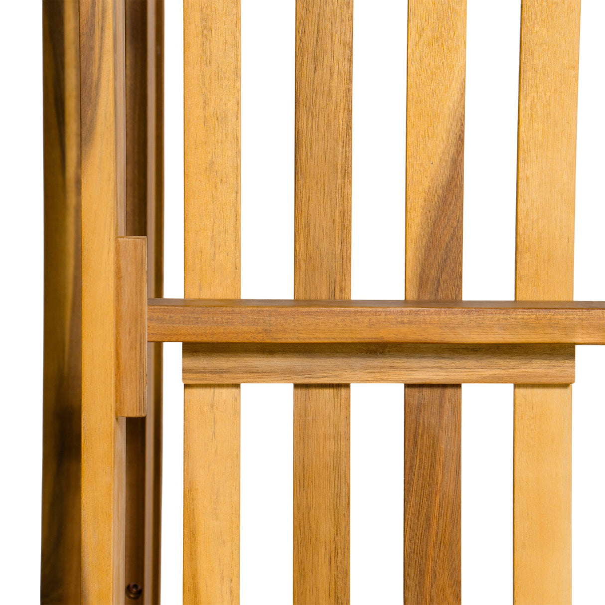 TOPMAX Patio Wooden Twin Size Porch Swing Daybed Frame