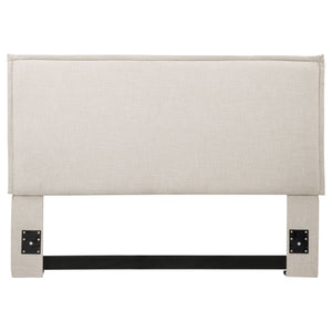 Izzy Upholstered Queen or Full Panel Headboard Sand