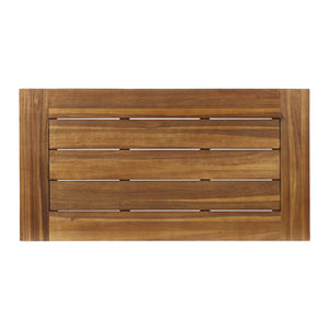 Carlisle - Industrial Coffee Table With And Slat Panel Design - Natural