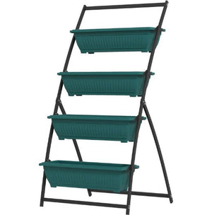 4-Tier Vertical Raised Garden Planter with 4 Boxes
