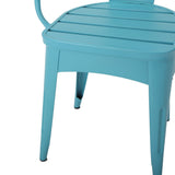 Yearn 3-Piece Bistro Set with Table and 2 Chairs, Blue