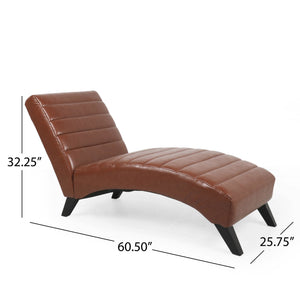 Radiantique Chaise Lounge With A Curvaceous Structure