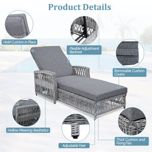 Go 2 Pieces Long Reclining Chaise Set