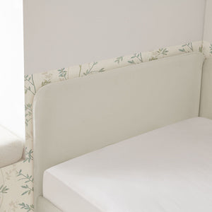 Upholstered Platform Bed Frame With 2 Storage Drawers And Adjustable Sofa Bed