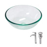 Vessel Sink With Faucet And Pop-Up Drain