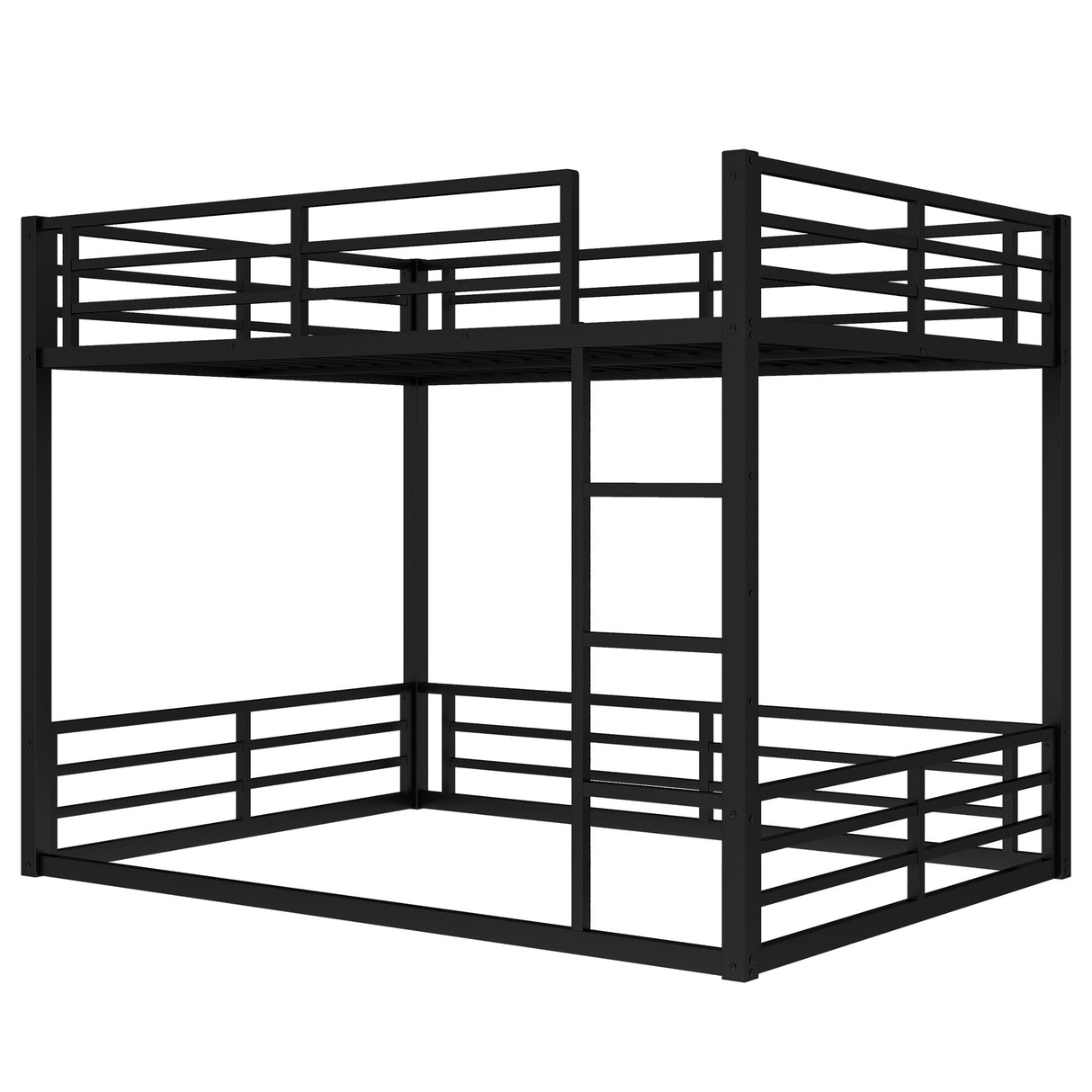 Metal Queen Over Queen Bunk Bed for Teens and Adults