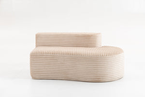 110.24" Fully Compressed Sofa with 2 Lumbar Pillows