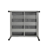 Hargrove Club Chair Stylish Aluminum Frame Braided Rope Sofa Silver Grey