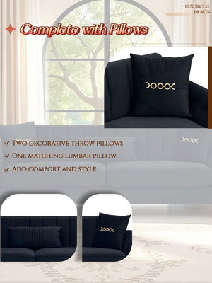 Modern 3-Seater Sofa Couch for Living Room