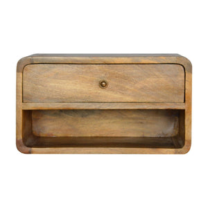 Curve Upper Slot Floating Nightstand