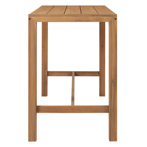Patio Bar Set With Ergonomic Chairs
